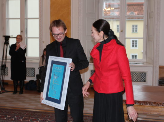 UNICEF Eesti Sinilinnu aastapreemia 2012 kätteandmise tseremoonia